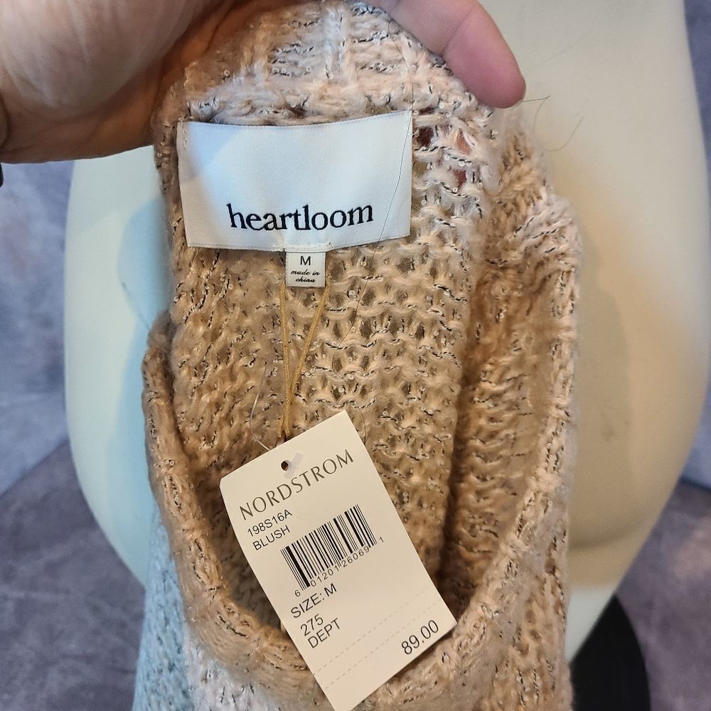 Heartloom Halen Metallic Sweater Size Medium - Picture 5 of 5